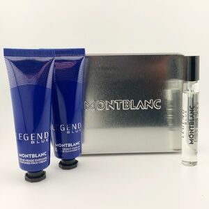NEW Mont Blanc Legend BLUE Discovery Gift Set NEW